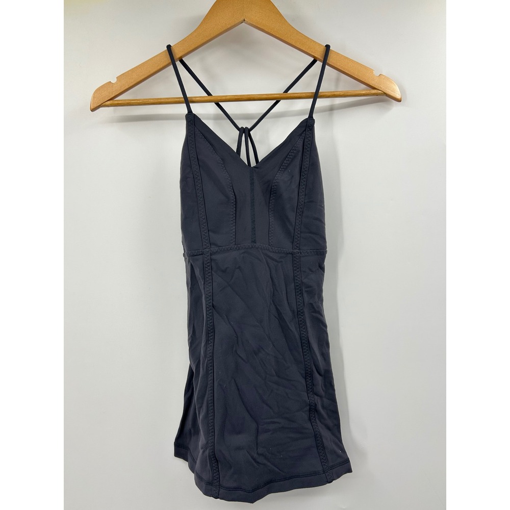 Lululemon Strappy Back Built-in Bra Tank Size 6